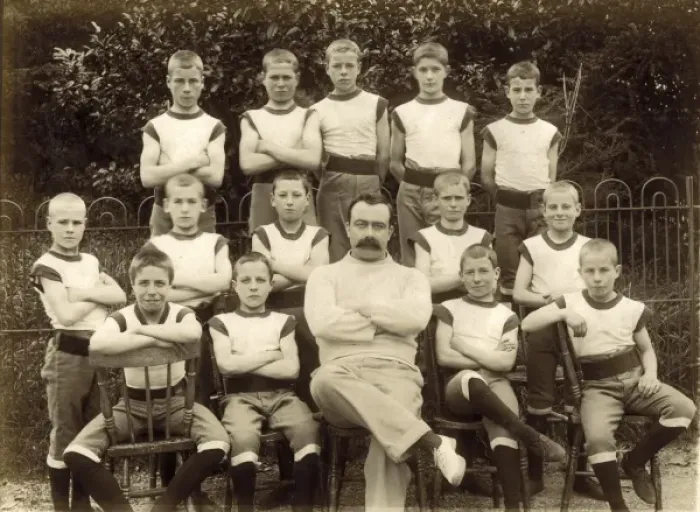 Framed Print : Kensington & Chelsea District School, gym team Framed Print : Kensington & Chelsea District School, gym team
