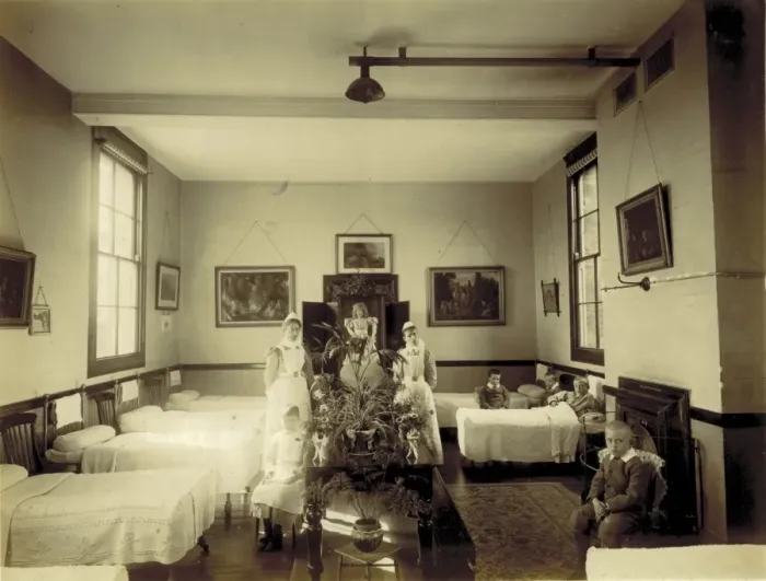 Framed Print : Kensington & Chelsea District School, infirmary Framed Print : Kensington & Chelsea District School, infirmary