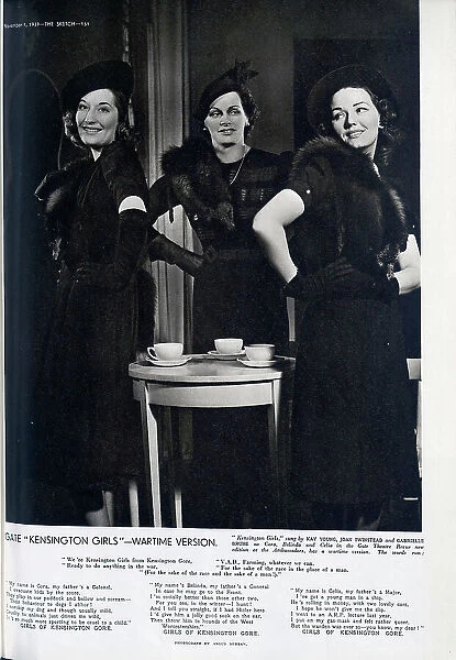 Kensington Girls, Wartime version, Gate Theatre