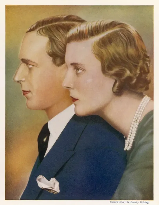 Framed Print : Kent / George / Marina / 1935 Framed Print : Kent / George / Marina / 1935