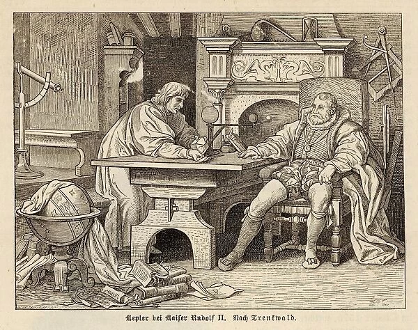Kepler with Rudolf II