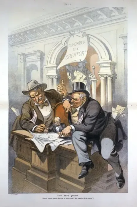 Framed Print : The kept judge Framed Print : The kept judge