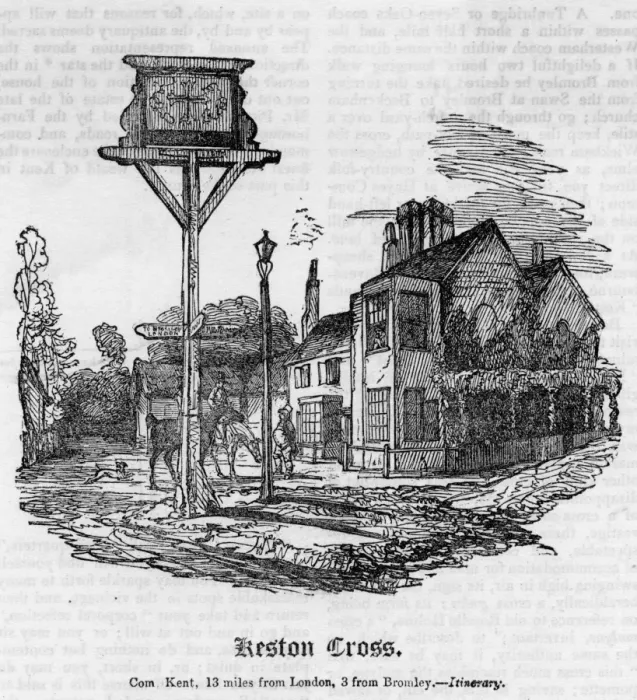 Framed Print : Keston Cross, Kent Framed Print : Keston Cross, Kent