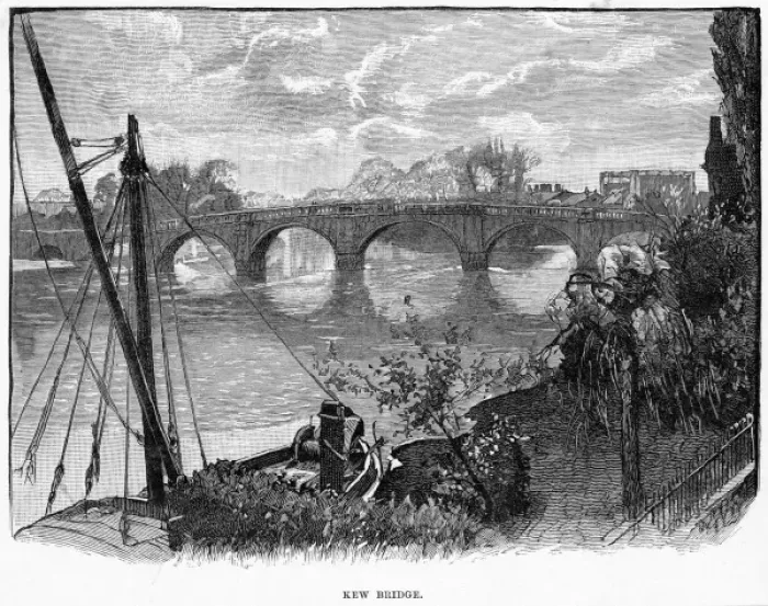 Framed Print : KEW BRIDGE Framed Print : KEW BRIDGE