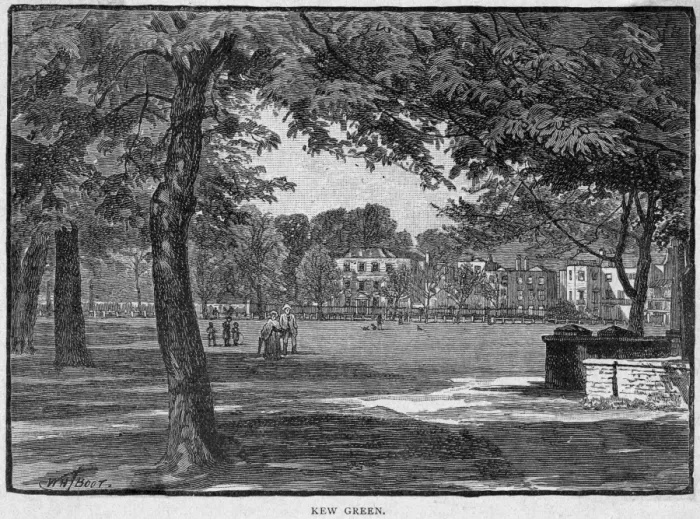 Framed Print : KEW GREEN. Kew Green Framed Print : KEW GREEN. Kew Green