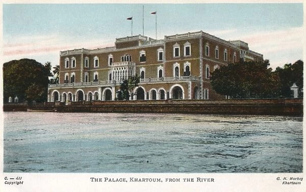Khartoum, Sudan - The Palace viewed from the river