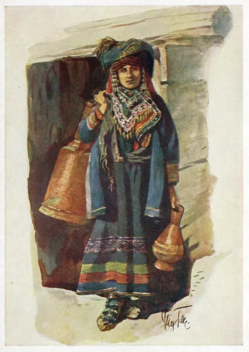 Framed Print : Khevsur woman from Georgia Framed Print : Khevsur woman from Georgia