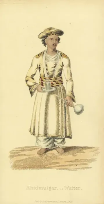Framed Print : Khidmutgar or waiter Framed Print : Khidmutgar or waiter
