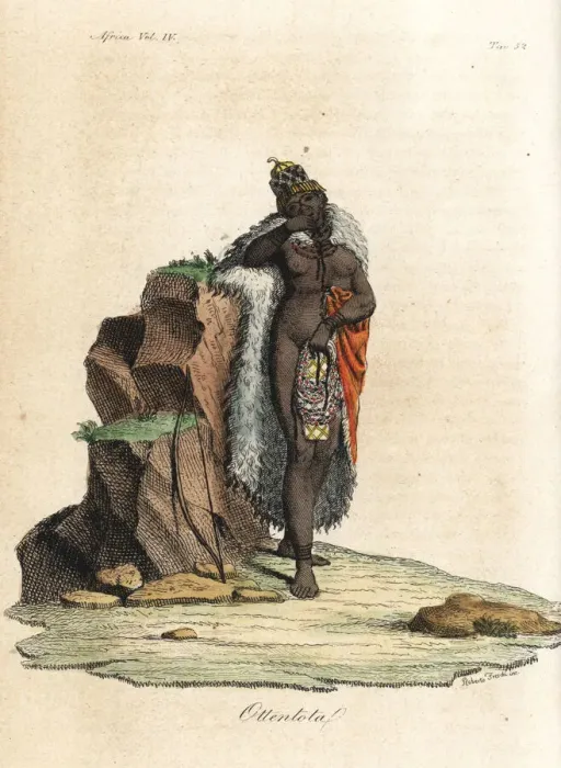 Framed Print : Khoikhoi woman of Angola Framed Print : Khoikhoi woman of Angola