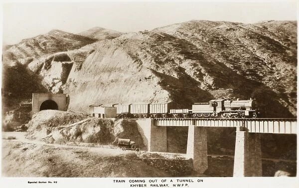 Khyber Pass Afghanistan/Pakistan -Train & Tunnel (Print #4405461)