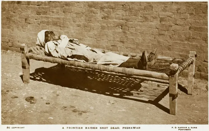 Framed Print : Khyber Pass - Dead Afghan Frontier Raider Framed Print : Khyber Pass - Dead Afghan Frontier Raider