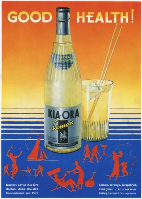 Framed Print : Kia Ora advertisement Framed Print : Kia Ora advertisement