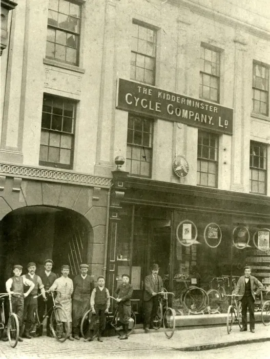 Framed Print : The Kidderminster Cycle Company Ltd, Worcestershire Framed Print : The Kidderminster Cycle Company Ltd, Worcestershire