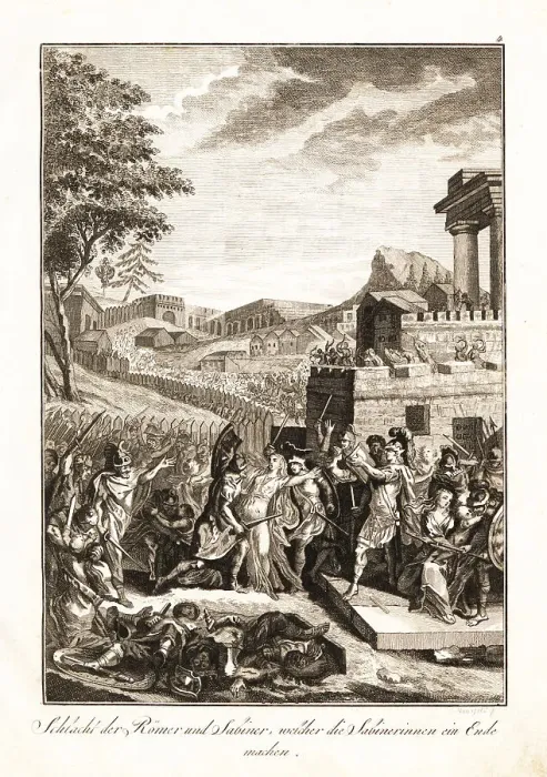 Framed Print : Kidnapped Sabine women stop the war between the Romans and Sabin Framed Print : Kidnapped Sabine women stop the war between the Romans and Sabin