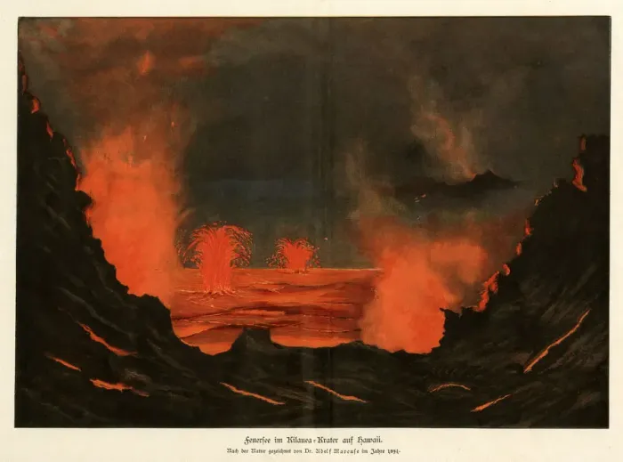 Framed Print : KILAUEA, (MARCUSE) Framed Print : KILAUEA, (MARCUSE)