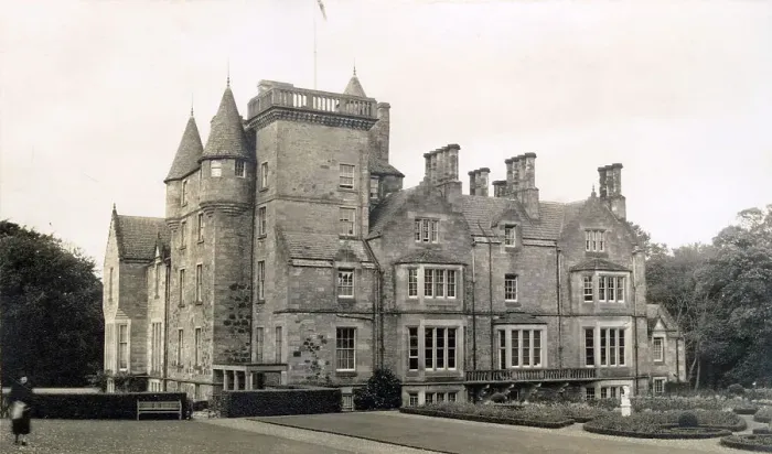 Framed Print : Kilconquhar House, viewed from the gardens, in the village of Kilconquhar, Fife, Scotland Date: 1930s Framed Print : Kilconquhar House, viewed from the gardens, in the village of Kilconquhar, Fife, Scotland Date: 1930s