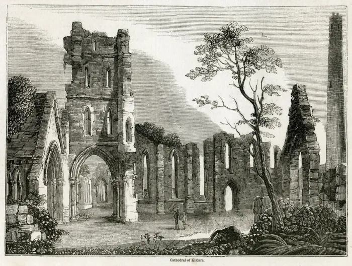 Framed Print : kildare Cathedral Framed Print : kildare Cathedral
