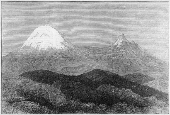 Framed Print : Kilimanjaro, Iln 1872