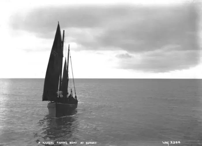 Framed Print : Kilkeel Fishing Boat at Sunset Framed Print : Kilkeel Fishing Boat at Sunset