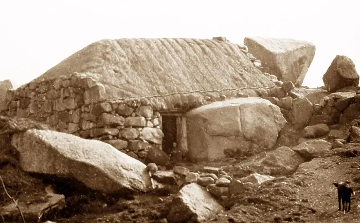 Framed Print : Kilkieran, West of Ireland, early 1900s Framed Print : Kilkieran, West of Ireland, early 1900s