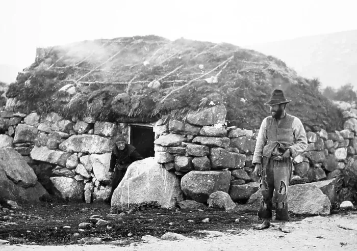 Framed Print : Kilkieran, West of Ireland, early 1900s Framed Print : Kilkieran, West of Ireland, early 1900s