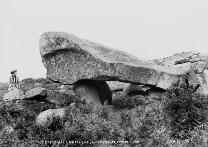 Framed Print : Kilternan Cromlech. Co. Dublin, from South West Framed Print : Kilternan Cromlech. Co. Dublin, from South West