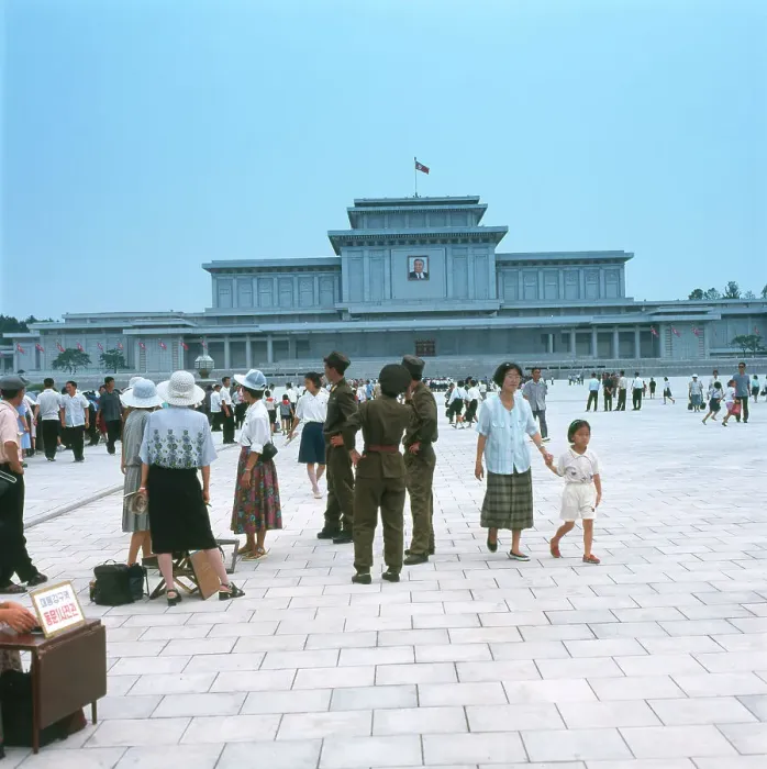 Framed Print : Kim Il Sung Mausoleum in Pyongyang, North Korea Framed Print : Kim Il Sung Mausoleum in Pyongyang, North Korea