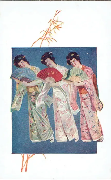 Framed Print : The Kimonos Framed Print : The Kimonos