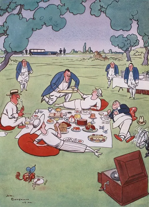 Framed Print : One Kind of Picnic - Another by H. M. Bateman 1 of 2 Framed Print : One Kind of Picnic - Another by H. M. Bateman 1 of 2