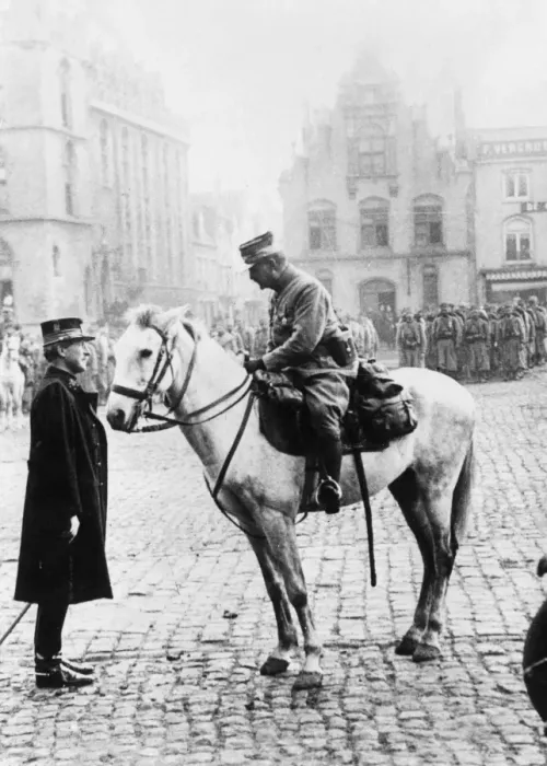 Framed Print : King Albert I of Belgium in World War One Framed Print : King Albert I of Belgium in World War One