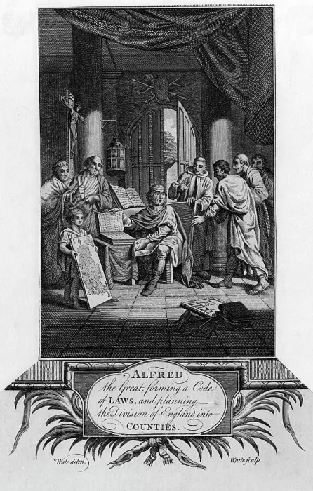 Framed Print : King Alfreds administrative reforms Framed Print : King Alfreds administrative reforms