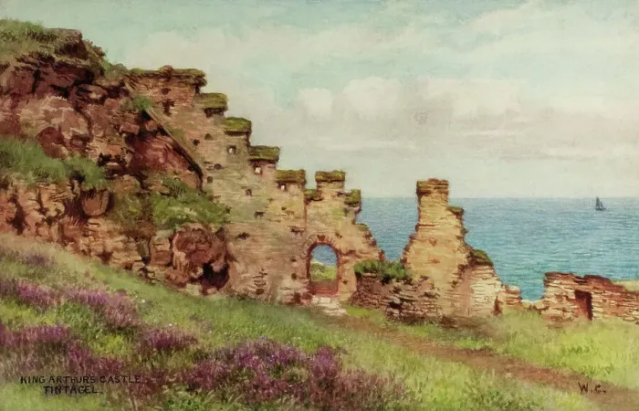 Framed Print : King Arthur's Castle, Tintagel, Cornwall Framed Print : King Arthur's Castle, Tintagel, Cornwall