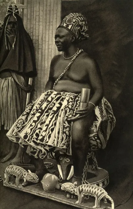 Framed Print : King Basu Fondong, Cameroon, Central Africa Framed Print : King Basu Fondong, Cameroon, Central Africa