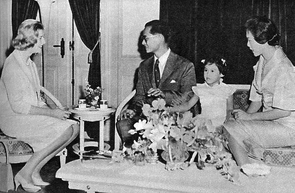 King Bhumibol Adulyadej, Queen Sirikit - Princess Alexandra