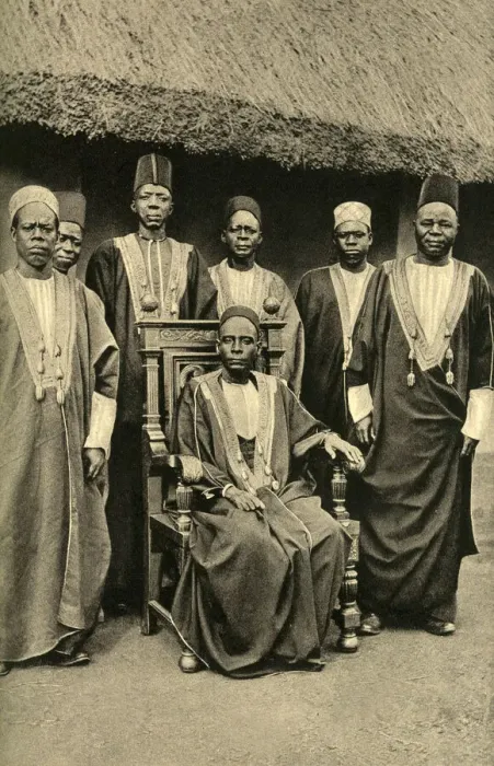 Framed Print : King of Bunyoro and chiefs, Western Uganda, East Africa Framed Print : King of Bunyoro and chiefs, Western Uganda, East Africa