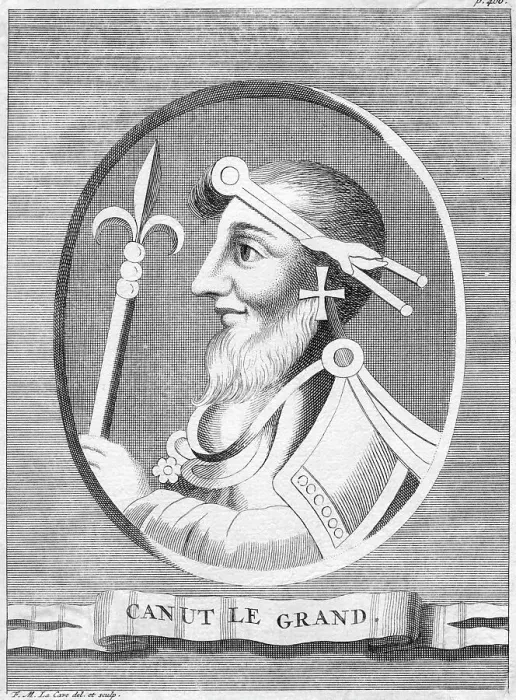 Framed Print : King Canute (Cnut) Framed Print : King Canute (Cnut)