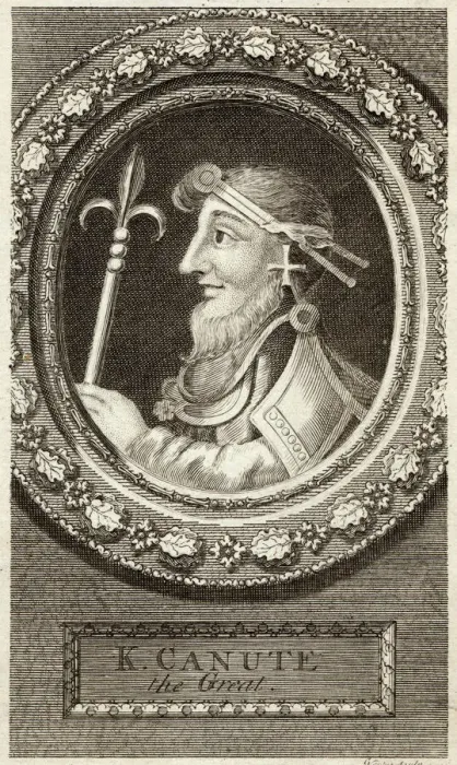 Framed Print : King Canute (Cnut) Framed Print : King Canute (Cnut)
