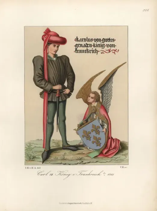 Framed Print : King Charles VII of France, the Victorious, 1422-1461 Framed Print : King Charles VII of France, the Victorious, 1422-1461