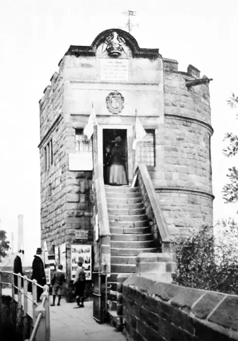 Framed Print : King Charles Watch Tower, City Walls, Chester, early 1900s Framed Print : King Charles Watch Tower, City Walls, Chester, early 1900s