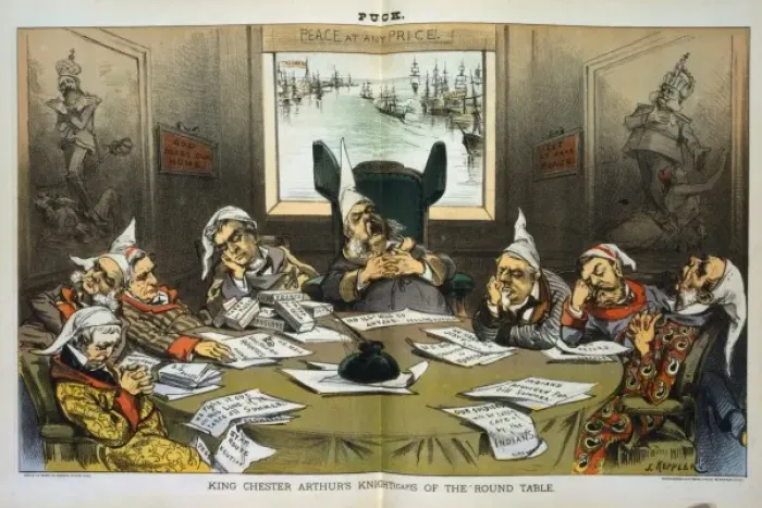 Framed Print : King Chester Arthurs knight(cap)s of the round table Framed Print : King Chester Arthurs knight(cap)s of the round table