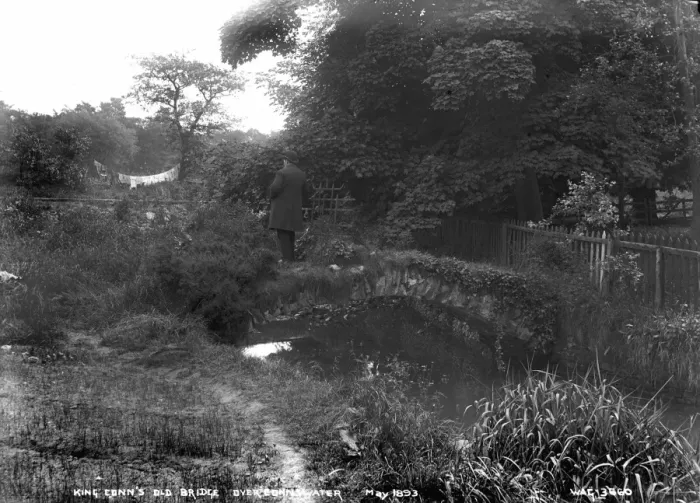 Framed Print : King Conns Old Bridge, Over Connswater, May 1893 Framed Print : King Conns Old Bridge, Over Connswater, May 1893