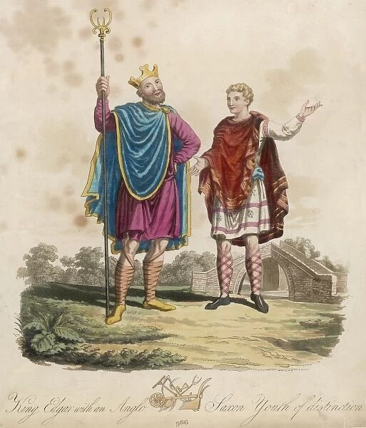 King Edgar I with attendant