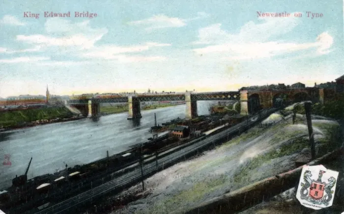Framed Print : King Edward Bridge, Newcastle-upon-Tyne, Northumberland Framed Print : King Edward Bridge, Newcastle-upon-Tyne, Northumberland