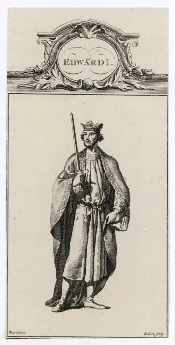 Framed Print : King Edward I / Roberts Framed Print : King Edward I / Roberts