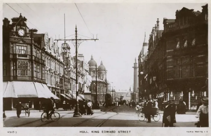 Framed Print : King Edward Street, Hull, East Riding of Yorkshire Framed Print : King Edward Street, Hull, East Riding of Yorkshire