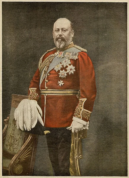 King Edward VII (1841 - 1910), King of the United Kingdom of Great Britain and Ireland. Date: 1901
