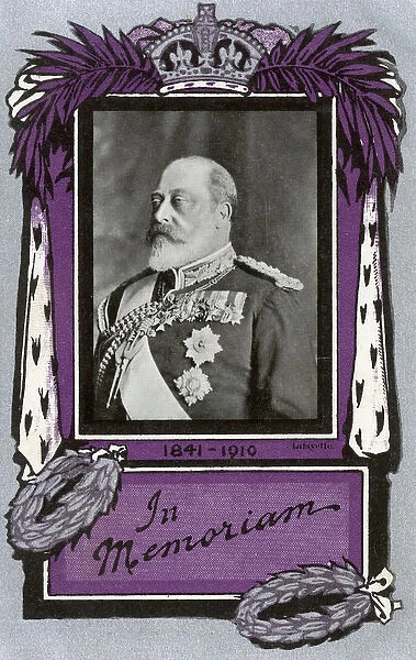 King Edward VII - Memorial Postcard