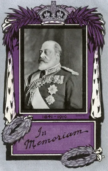 Framed Print : King Edward VII - Memorial Postcard Framed Print : King Edward VII - Memorial Postcard