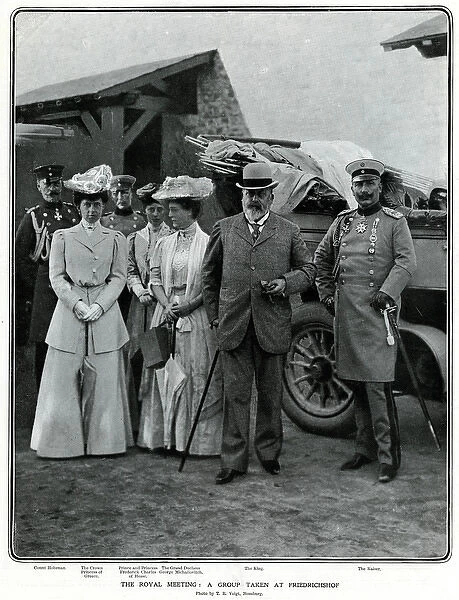 King Edward VII state visit with Kaiser Wilhelm II