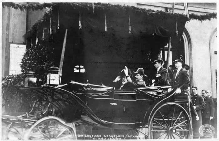 Framed Print : King Edward VII on visit to Norway Framed Print : King Edward VII on visit to Norway